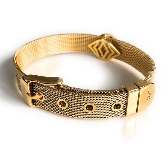 Gold Evil Eye Bracelet - Picture 2 of 8